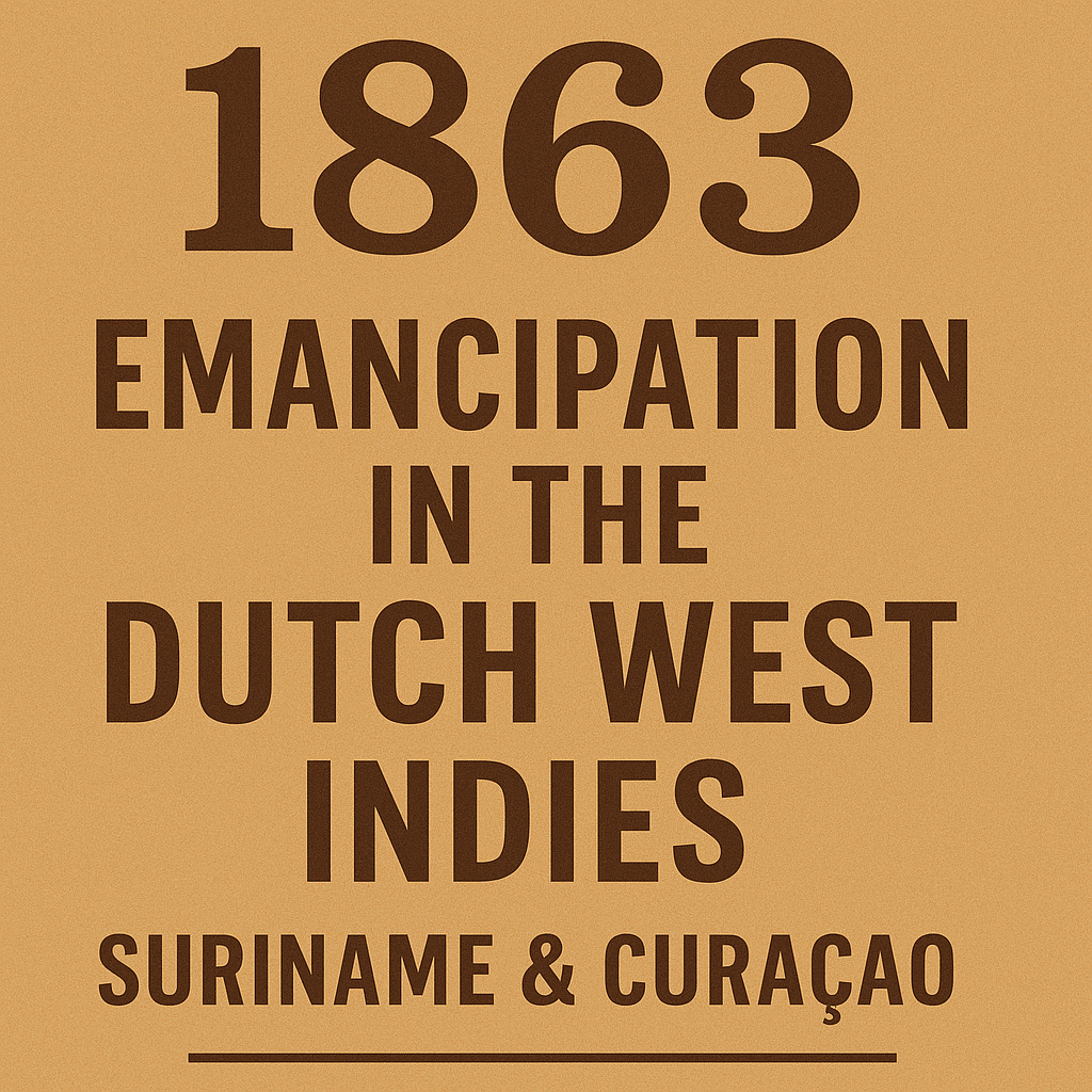 1863 – Emancipation in the Dutch West Indies (Suriname & Curaçao)