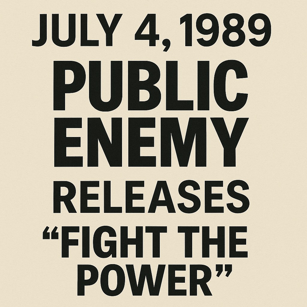1989 – Public Enemy Releases “Fight the Power”